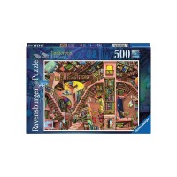 Puzzle 500 db - Nevetséges könyvtár