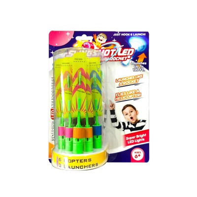 Nyílvessző szett rakéta LED fénnyel (5 db)