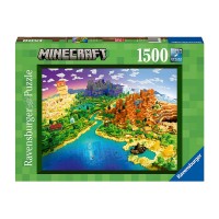 Puzzle 1500 db - A Minecraft világa