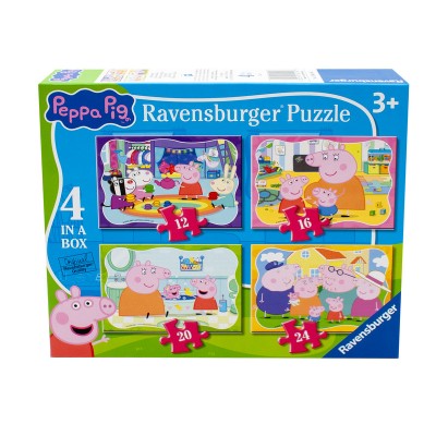 Puzzle 4in1 - Peppa malac