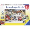 Ravensburger: Puzzle 2x24 db - Tűzoltás közben