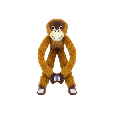 Orángután tépőzáral manccsal, 30 cm