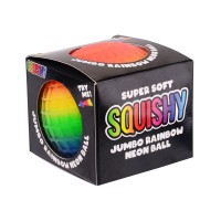 Szivárványos squishy labda