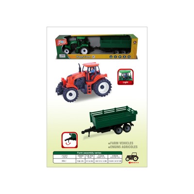 Traktor utánfutóval