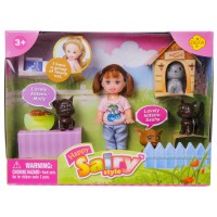 Sairy baba cicákkal - 11 cm, többféle