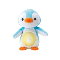 Winfun: Pingvin zenélő-altató plüss bébijáték