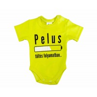 Rövid ujjú feliratos baba body