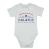 Rövid ujjú baba body Balaton mintával
