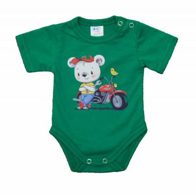 Rövid ujjú baba body cuki Motoros mintával