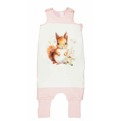 Állatmintás ujjatlan bélelt tipegő hálózsák 3,5 TOG