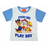 Rövid ujjú kisfiú póló Mancs őrjárat mintával