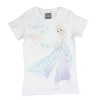 Rövid ujjú lány póló Jégvarázs mintával