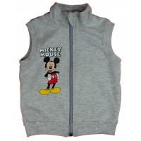 Vékony pamut kisfiú mellény Mickey egér mintával