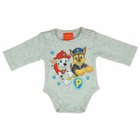 Hosszú ujjú baba body Mancs őrjárat mintával