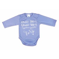 Egyetemre gyüjtök feliratos hosszú ujjú baba body Egyetemre gyüjtök feliratos hosszú ujjú baba body