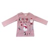Karácsonyi hosszú ujjú kislány póló