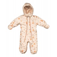 Mintás vízlepergetős, kapucnis bélelt overál kesztyűvel