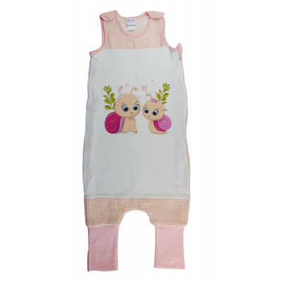 Ujjatlan tipegő hálózsák Csigák mintával  2 TOG