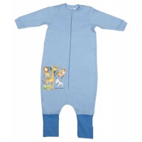 Hosszú ujjú vékony pamut tipegő hálózsák szafaris mintával 1 TOG