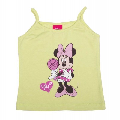 Pamut kislány topp Minnie egér mintával