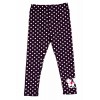 Belül enyhén bolyhos kislány leggings cica mintával