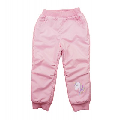 Lányka bélelt vízlepergetős nadrág – Unikornis mintával