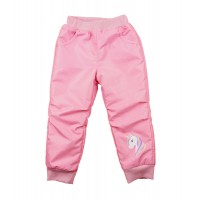 Lányka bélelt vízlepergetős nadrág – Unikornis mintával