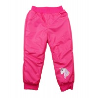 Lányka bélelt vízlepergetős nadrág – Unikornis mintával