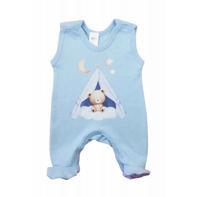 Ujjatlan pamut rugdalózó Macis mintával