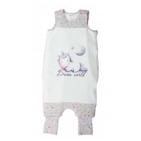 Ujjatlan tipegő hálózsák, unikornis mintával – 3 TOG