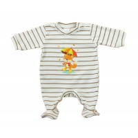 Vékony, pamut rugdalózó Rókás mintával