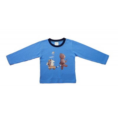 Hosszú ujjú fiú póló – Mackós mintával