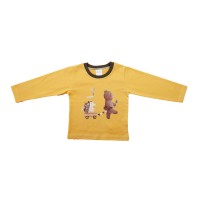 Hosszú ujjú fiú póló – Mackós mintával