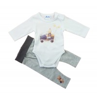 2 részes baba szett – Állatos mintával