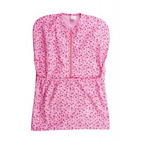 Oviszsák elöl cipzáras, zsebes – Virág mintával