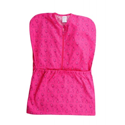 Oviszsák elöl cipzáras, zsebes – Virág mintával