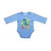 Hosszú ujjú baba body - Dinó mintával