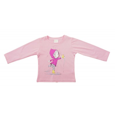 Hosszú ujjú lány póló – Kislány mintával