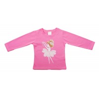 Hosszú ujjú lány póló – Balerina mintával