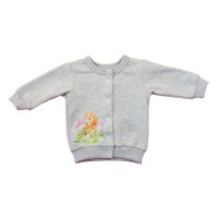 Belül bolyhos baba kocsikabát Állatos mintával