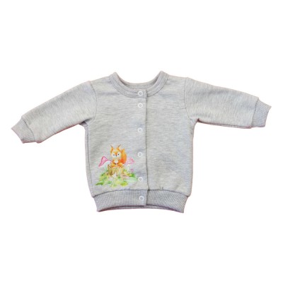 Belül bolyhos baba kocsikabát Állatos mintával