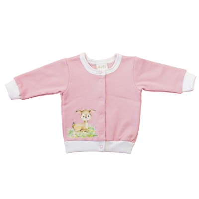 Belül bolyhos baba kocsikabát Állatos mintával