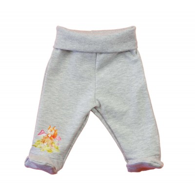 Belül bolyhos baba nadrág Állatos mintával