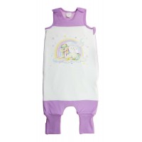 Ujjatlan tipegő hálózsák, unikornis mintával – 3 TOG