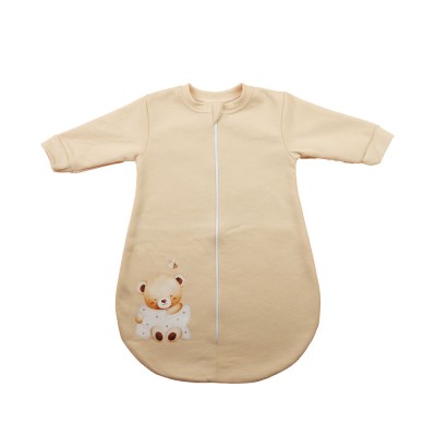 Belül bolyhos hosszú ujjú hálózsák – 2,5 TOG - Maci mintával