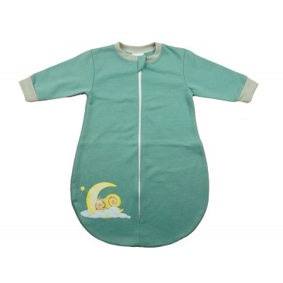 Belül bolyhos hosszú ujjú hálózsák – 2,5 TOG -Csiga mintával