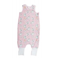 Ujjatlan tipegő hálózsák, Unikornis mintával - 2 TOG