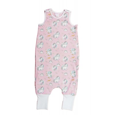 Ujjatlan tipegő hálózsák, Unikornis mintával - 2 TOG