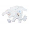 5 részes baba szett maci mintával