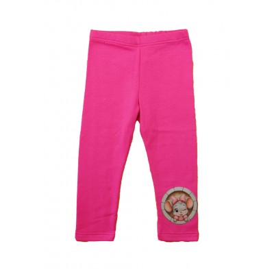 Kislány bolyhos leggings Egérke mintával